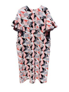 Amish Mennonite Dress Handmade Modest Plus Size 49"B 45"W Stretch Modern